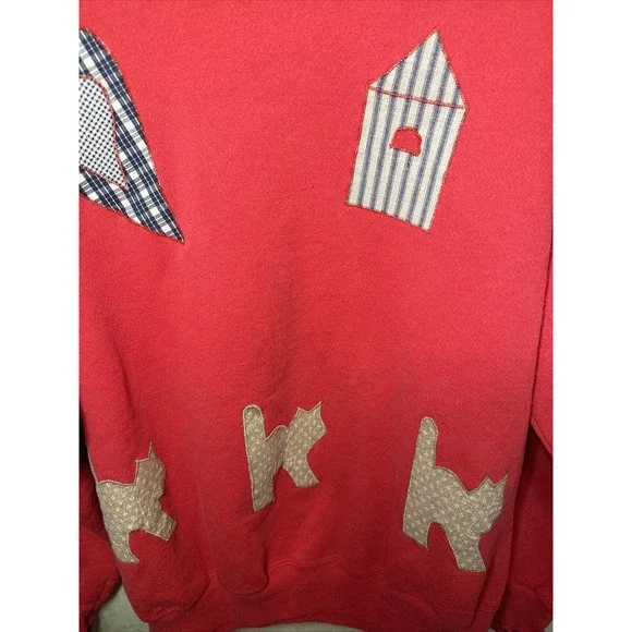 Vintage Hanes Patch Crewneck Sz L EUC - Picture 2 of 5